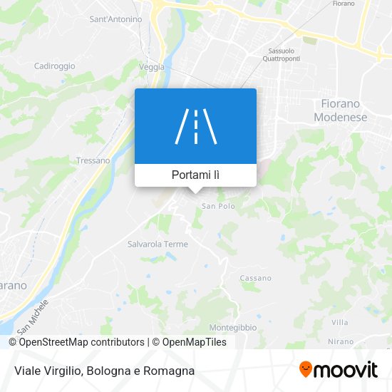 Mappa Viale Virgilio