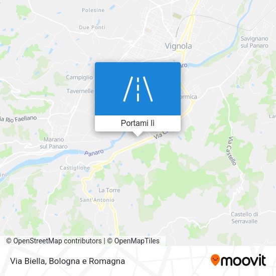Mappa Via Biella