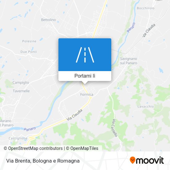 Mappa Via Brenta