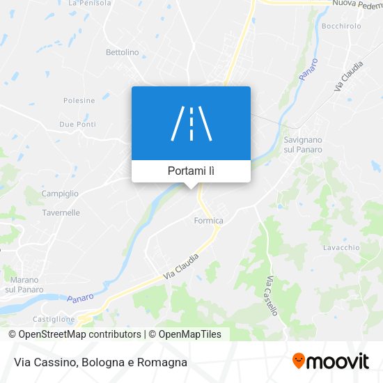 Mappa Via Cassino