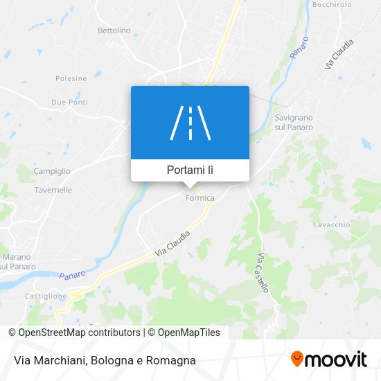 Mappa Via Marchiani