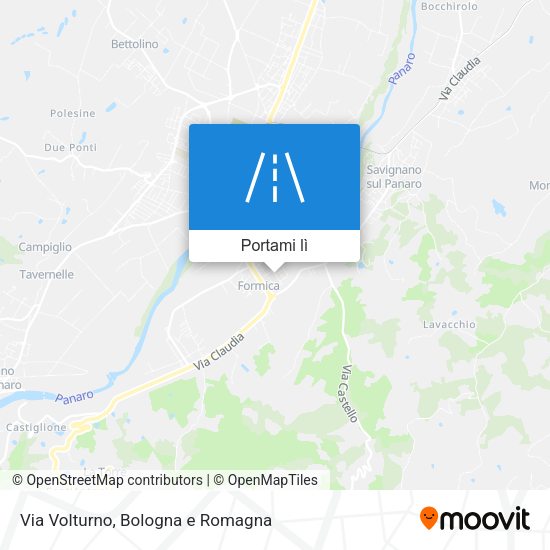 Mappa Via Volturno