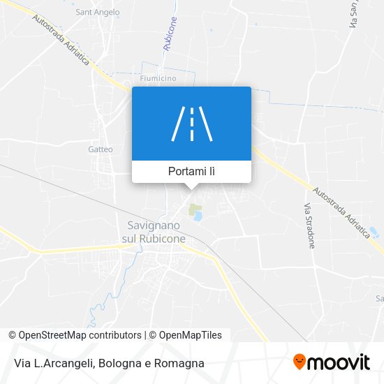 Mappa Via L.Arcangeli