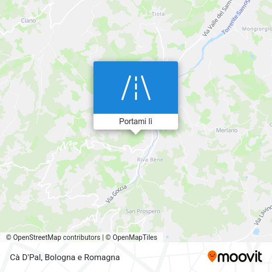 Mappa Cà D'Pal