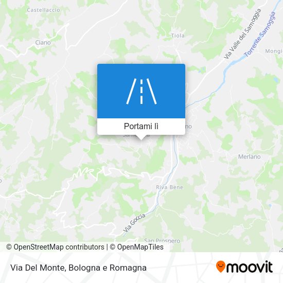 Mappa Via Del Monte