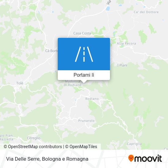 Mappa Via Delle Serre