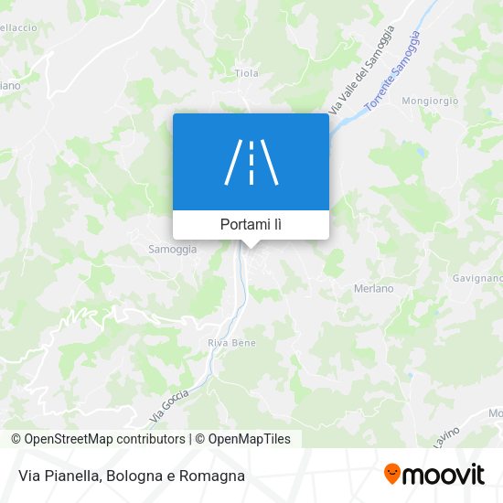 Mappa Via Pianella