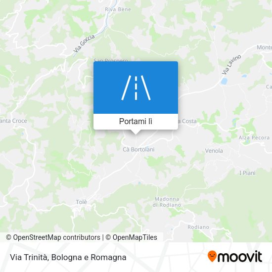 Mappa Via Trinità