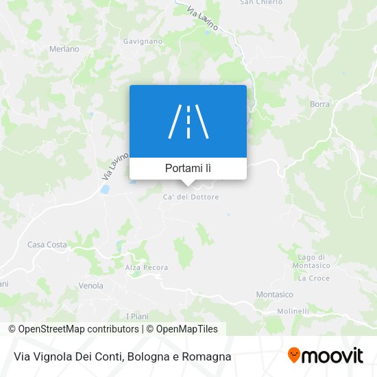 Mappa Via Vignola Dei Conti