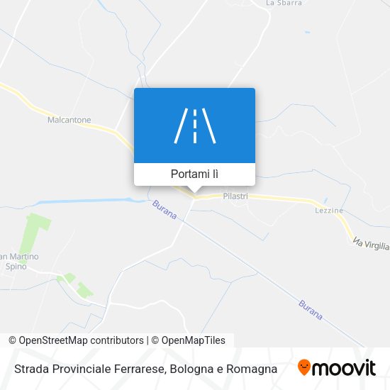 Mappa Strada Provinciale Ferrarese
