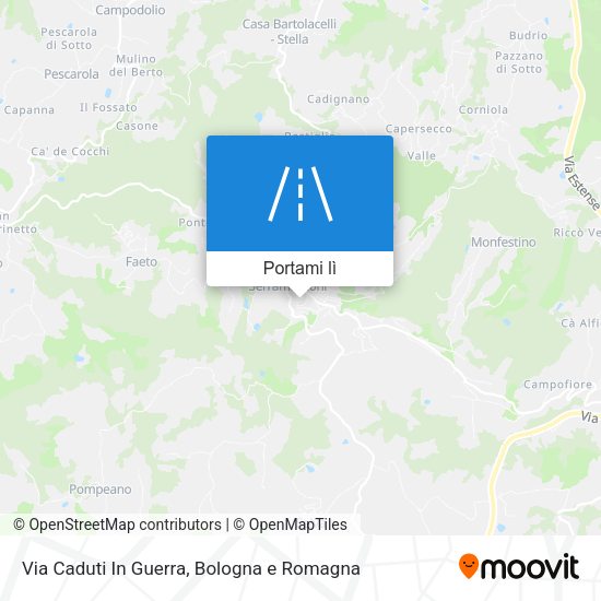 Mappa Via Caduti In Guerra