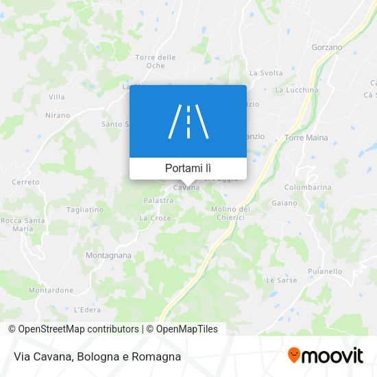 Mappa Via Cavana