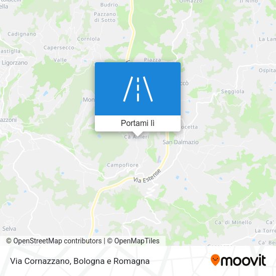 Mappa Via Cornazzano