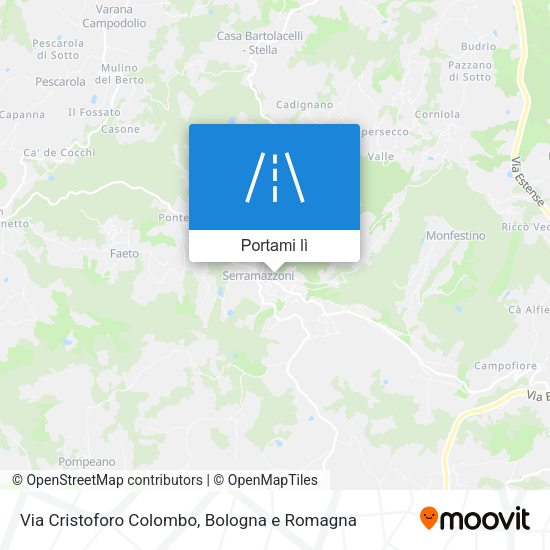 Mappa Via Cristoforo Colombo