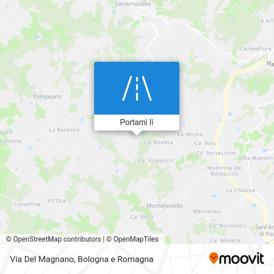 Mappa Via Del Magnano