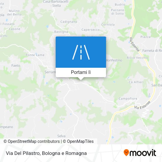 Mappa Via Del Pilastro