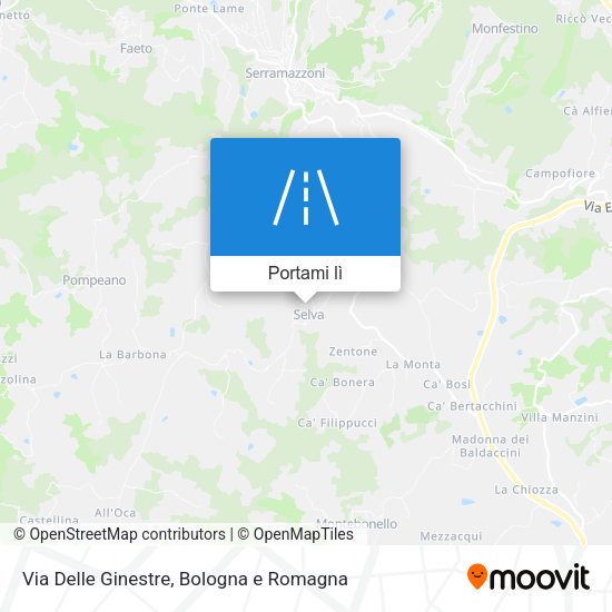 Mappa Via Delle Ginestre