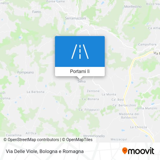 Mappa Via Delle Viole