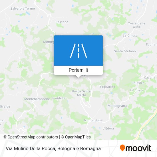 Mappa Via Mulino Della Rocca