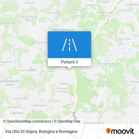 Mappa Via Olio Di Sopra