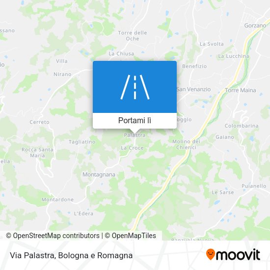 Mappa Via Palastra