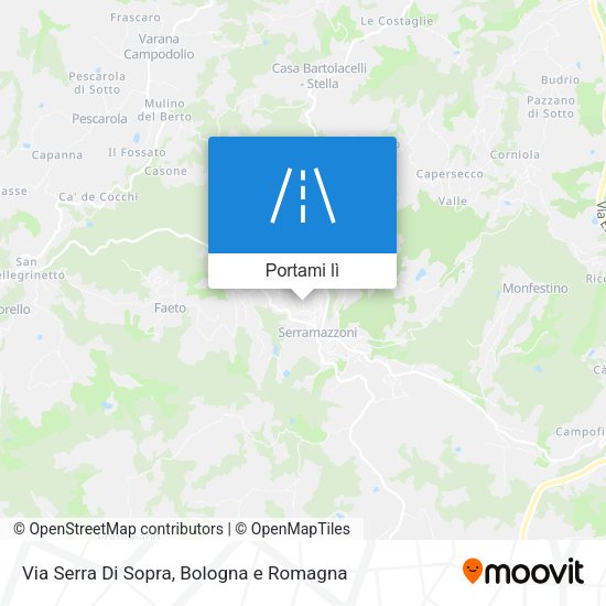 Mappa Via Serra Di Sopra