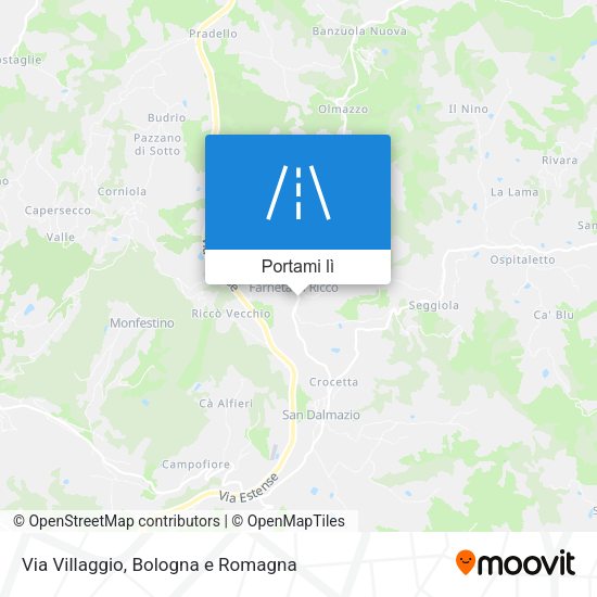Mappa Via Villaggio