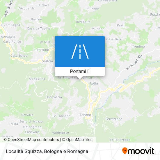 Mappa Località Squizza