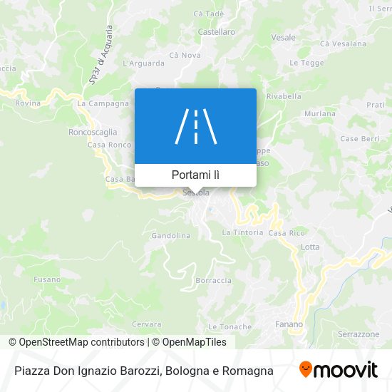 Mappa Piazza Don Ignazio Barozzi