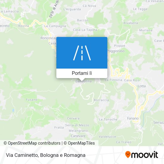 Mappa Via Caminetto