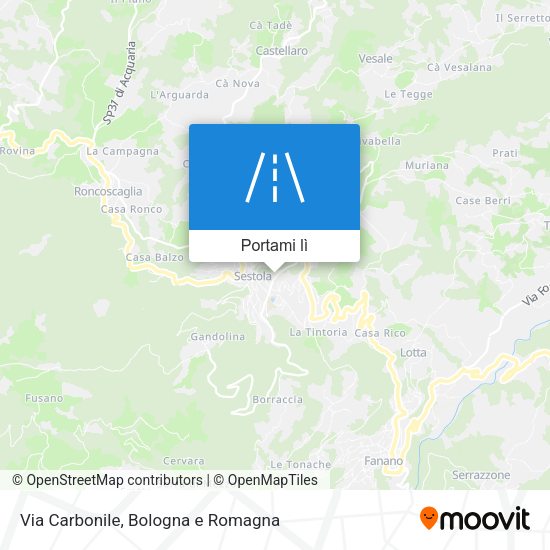Mappa Via Carbonile