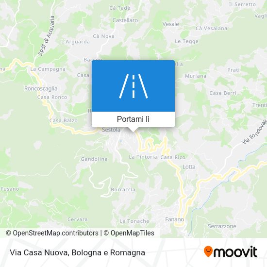 Mappa Via Casa Nuova