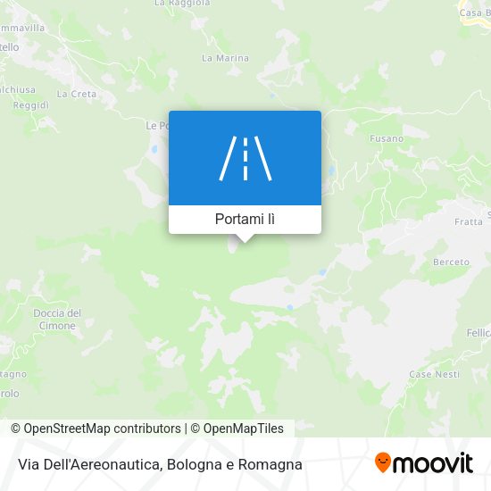 Mappa Via Dell'Aereonautica