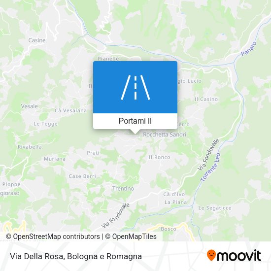 Mappa Via Della Rosa