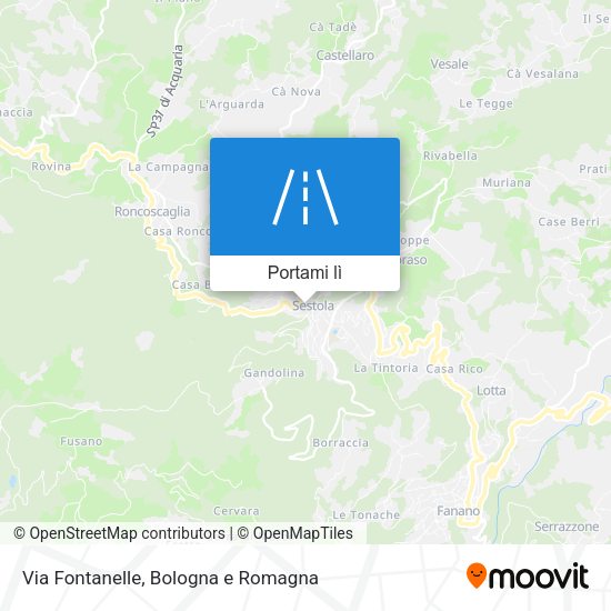 Mappa Via Fontanelle