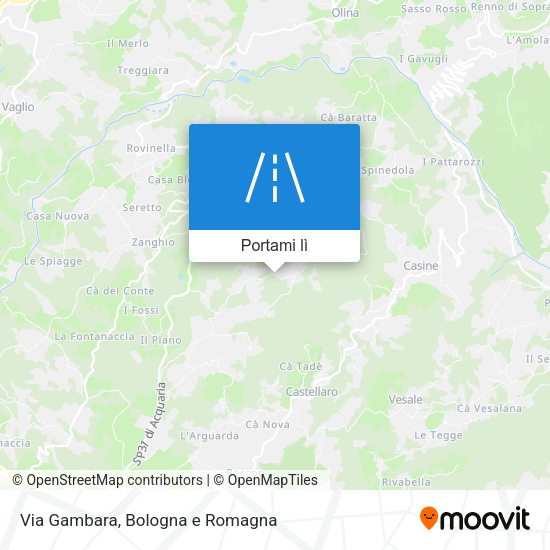 Mappa Via Gambara