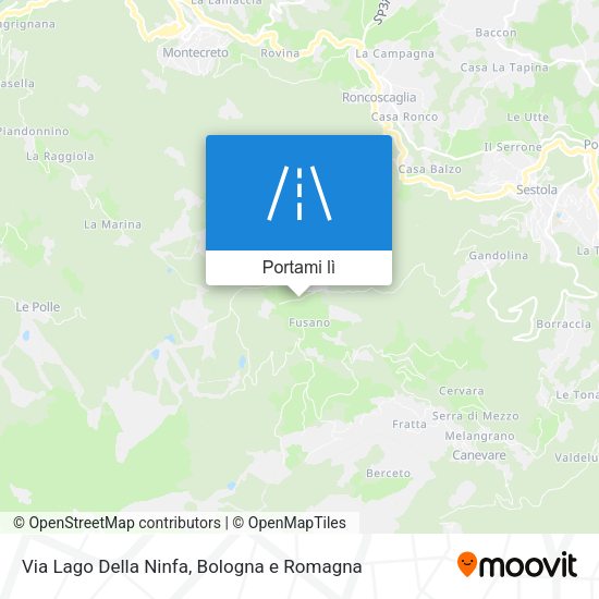 Mappa Via Lago Della Ninfa