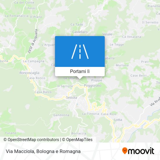 Mappa Via Macciola