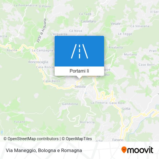 Mappa Via Maneggio
