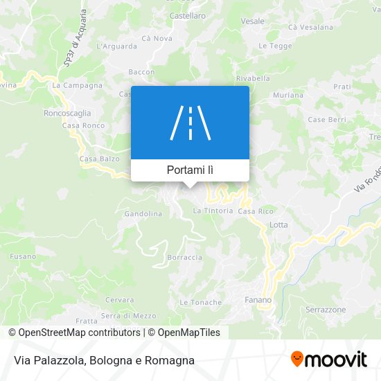 Mappa Via Palazzola