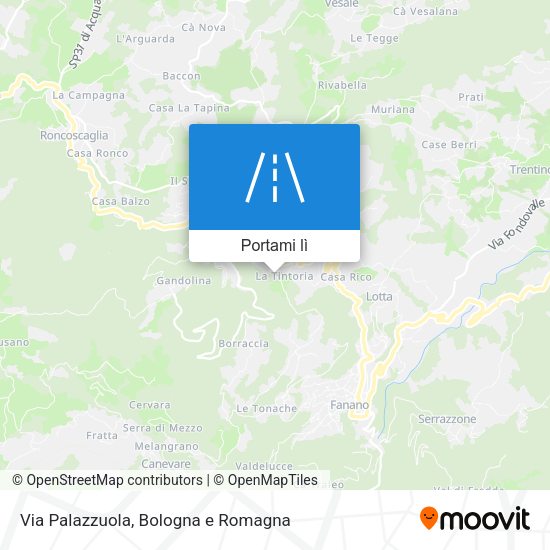 Mappa Via Palazzuola