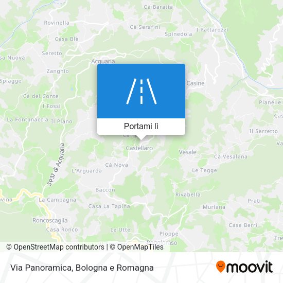 Mappa Via Panoramica