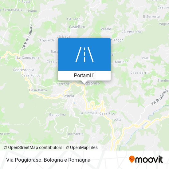 Mappa Via Poggioraso