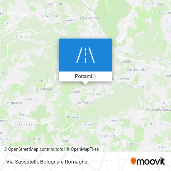 Mappa Via Sassatelli