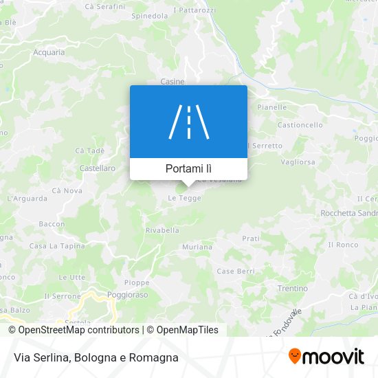 Mappa Via Serlina