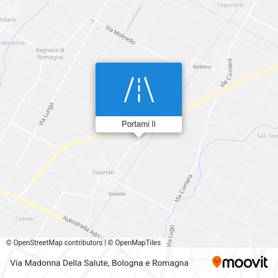 Mappa Via Madonna Della Salute