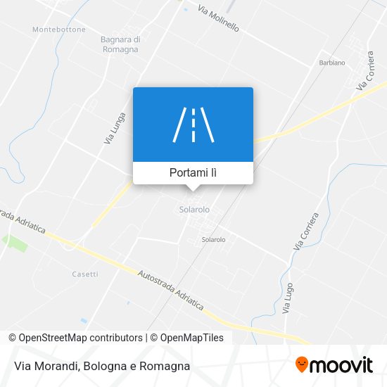 Mappa Via Morandi