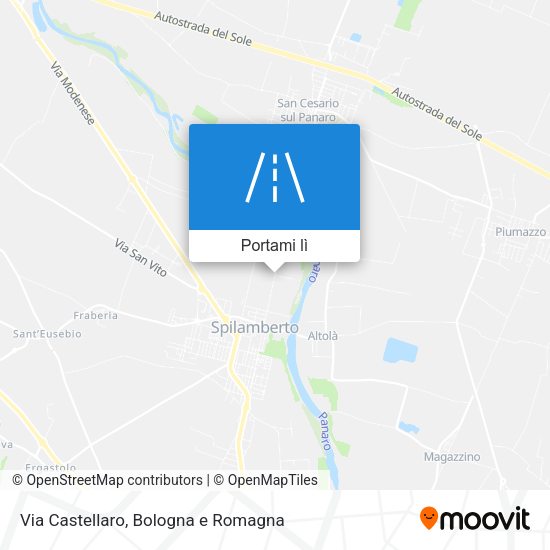 Mappa Via Castellaro