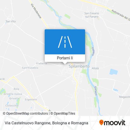 Mappa Via Castelnuovo Rangone