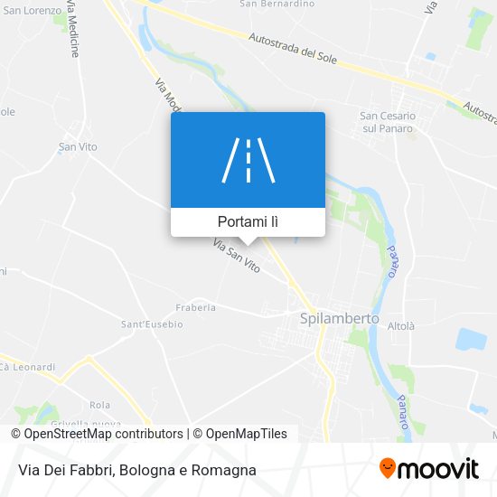 Mappa Via Dei Fabbri